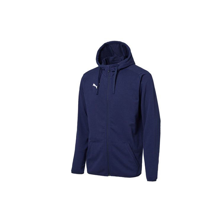 

Puma Sports Casual Hooded Cardigan Sweatshirt Men Outwear Blue 655771-06 XL