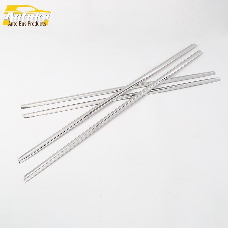 

18 Tange Car Window Stainless Steel Scratch-Resistant Decorative Glass Strips