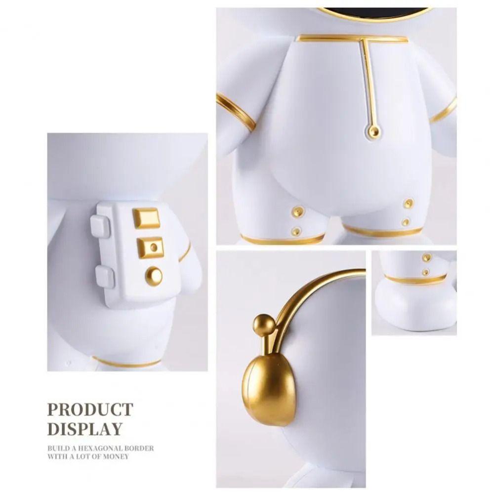 With Light Astronaut Piggy Bank Large Capacity Astronaut Money Boxes   For Coins Cash