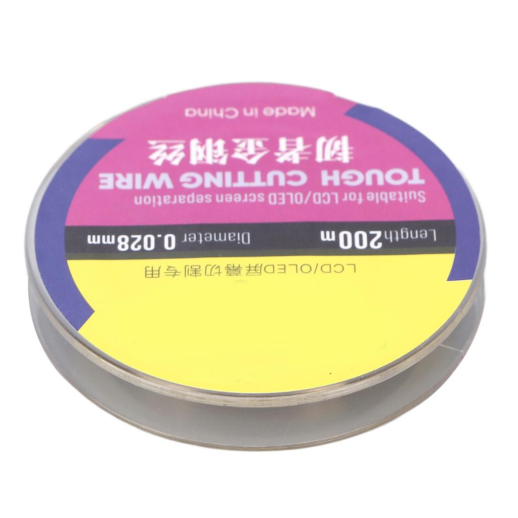 200M Phone LCD Screen Cutting Line High Hardness Steel Phone LCD Screen Separating Wire