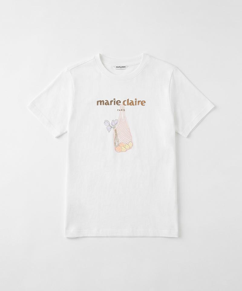 MARIE CLAIRE Mesh Shopper Short Sleeve T-Shirt (Magbts34Mwh)