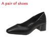 High Heel Shoes For Women With Square Toe And Chunky Heel For Office Wear
