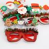 Christmas Glitters Parties Eyeglasses Frames Funny Eyeglasses Lovely Pattern for Party Make Up