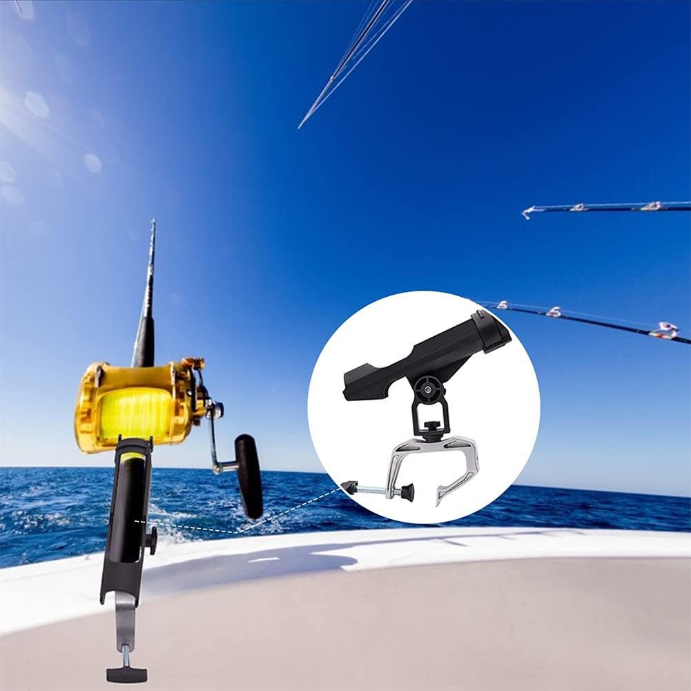 Angelruten Halter 360 Grad Einstellbar Anti-korrosion Schlag-beständig Angelrute Racks Fischerboot Zubehör
