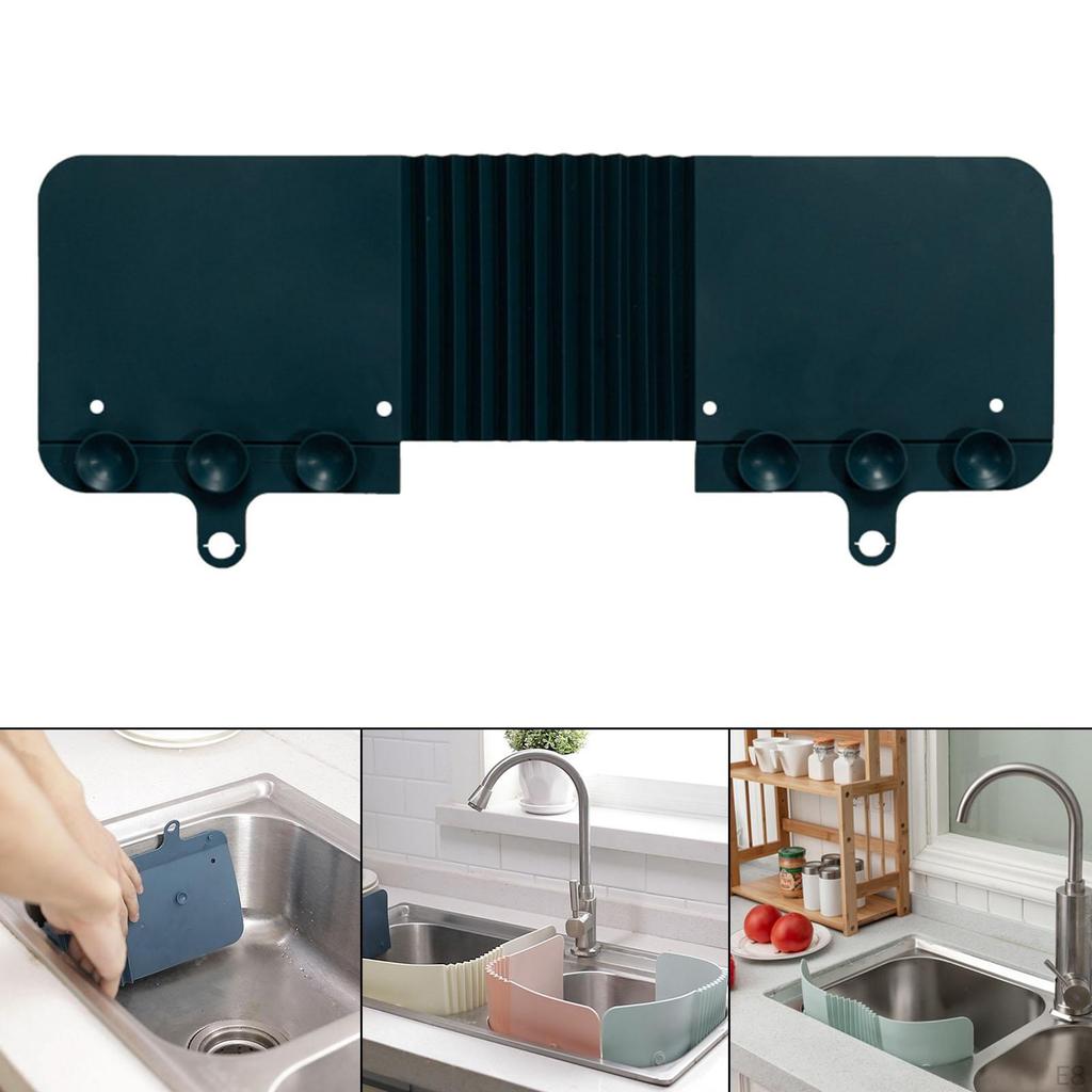 Silicone Suction Dish Washing Baffle Sink for Gadgets