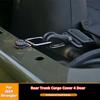 Rear Trunk Cargo Cover Security Shield Cover for Jeep Wrangler JK 4 Doors 2007-2017 Anti-Theft Protection Privacy Partition