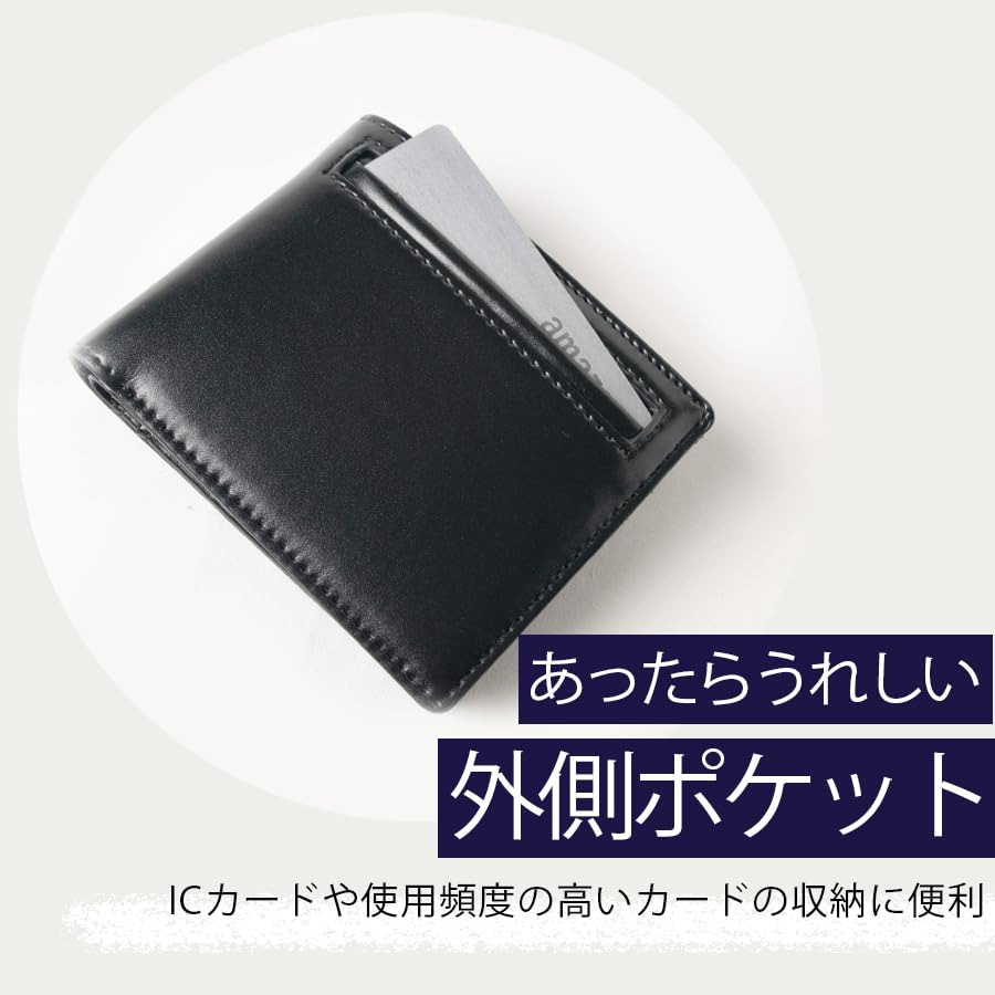 Bifold Wallet for Men and Made of Artificial with Bill Coin Simple Card Pockets Women, Leather, Compartment, Purse, Durable, Design, (Black)