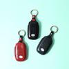 LiLiE Toyota Rumi Daihatsu Move Canvas Tanto Custom Tall Atley Genuine Leather Smart Key Case, 3D Premium Leather Black