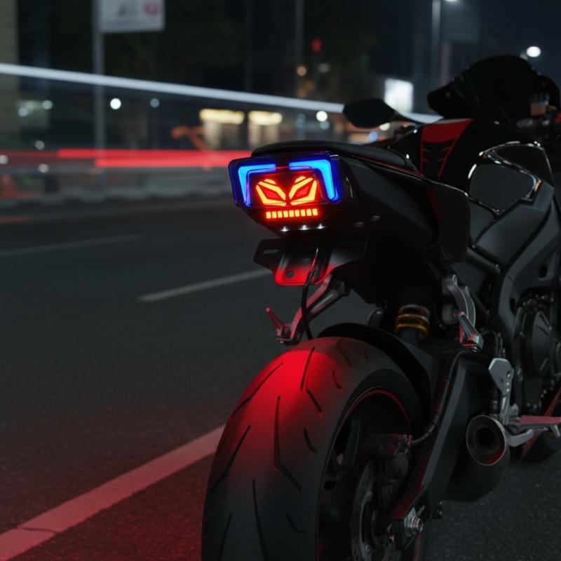 LED Turn Signal Tail Light Assembly For CG125 Motorcycle Accessories Shockproof Housing Low Power Consumption