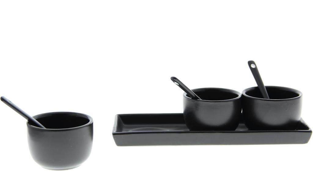 BOWLS CONTAINERS FOR SAUCE AND DIP 3 pcs SET