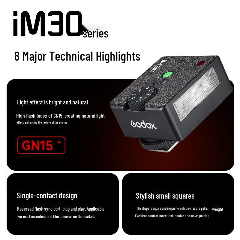 Godox iM30 Mini Aufsteckblitz