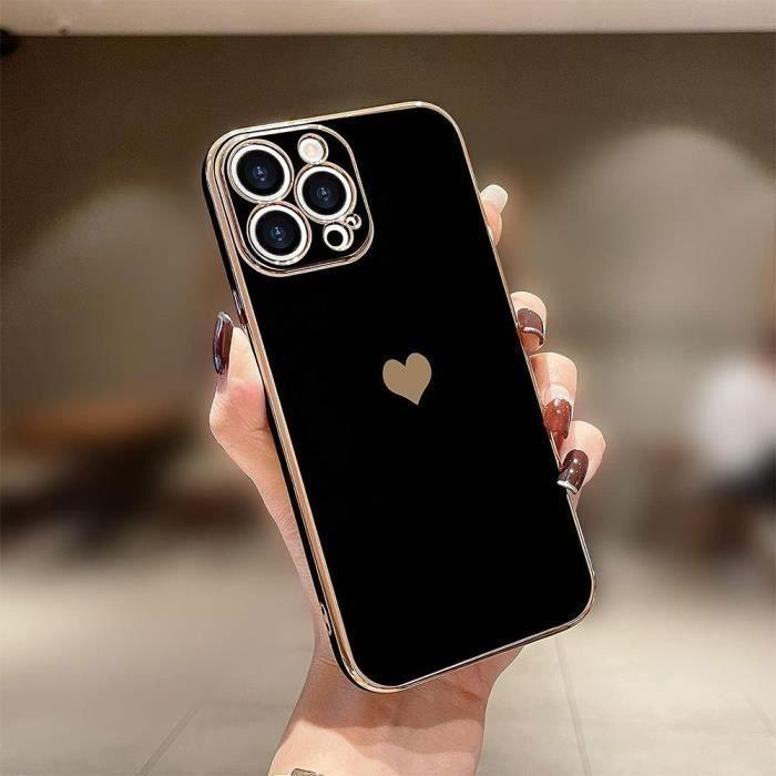 Protective Case - Booling - Iphone 16 - Liquid Silicone - Heart Pattern - Shockproof