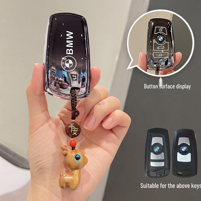Luxus Schlüsselabdeckung für BMW: Kompatibel mit X3, 3, 4, 5, 6 und 7 Serie - Unisex Premium Schutz
