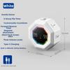Gravity Sensing Octagon Digital Flipping Timer Rotation Timing Visual Countdown Clock  For Cooking