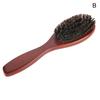 Natural Boar Bristle Hair Brush Comb Oval Anti-static Paddle Massage Scalp Brush