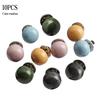 10Pcs Faux Pearl Buttons Round Decoration Beads Without Sewing for Anti-exposure Coat Sweater Clothes