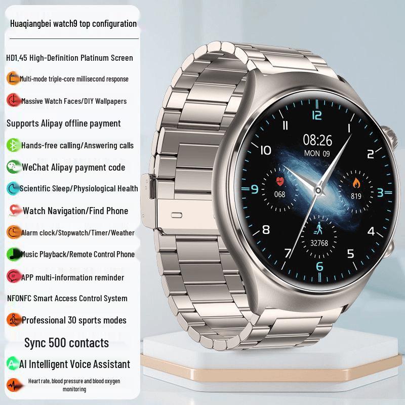 2025 GT3pro Smartwatch: Top-tier Black Tech with Call Function and Pedometer