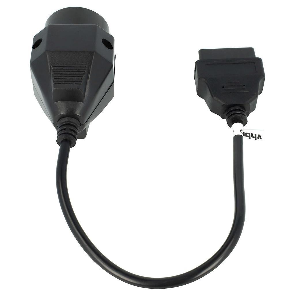 OBD2 - 20 Pin BMW Edibas To 16 Pin OBD Diagnostic Scanner Adapter Cable Compatible with Older BMW Models 1982-2002 - with 16 Pin Connector