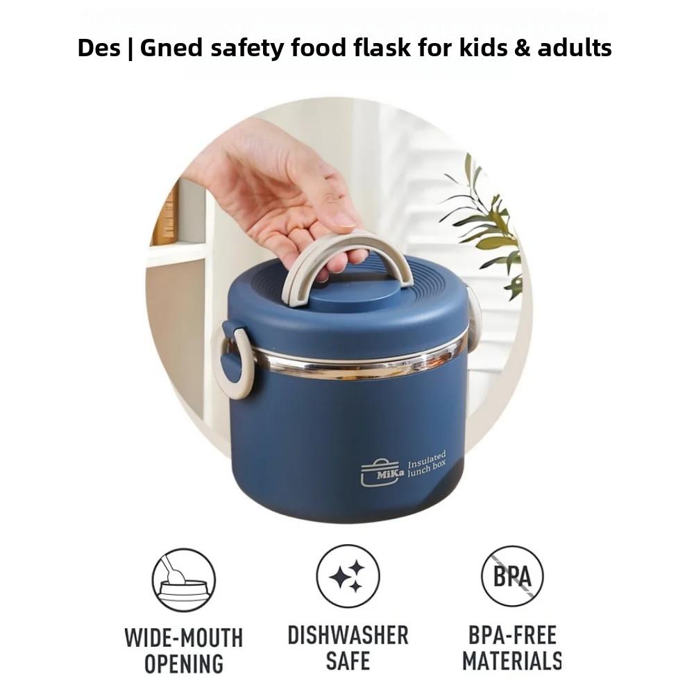 Stainless Thermal Insulation Bento Lunch Box Pot Jar Thermos for Hot Food Storage Containers Lunchbox Packed Lunch Refrigerators