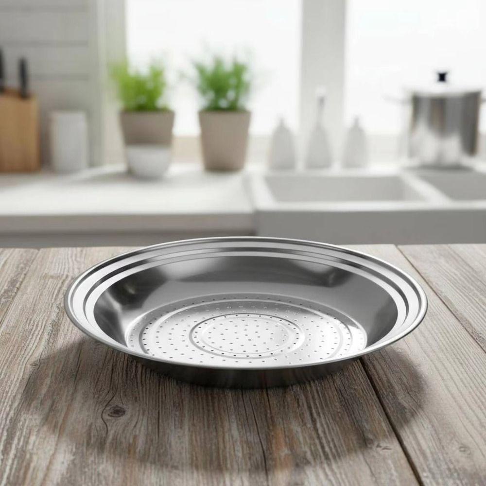 Large Hole Kitchen Steam Tray Stackable Food Steaming Rack Convenient Steaming Holder Corn