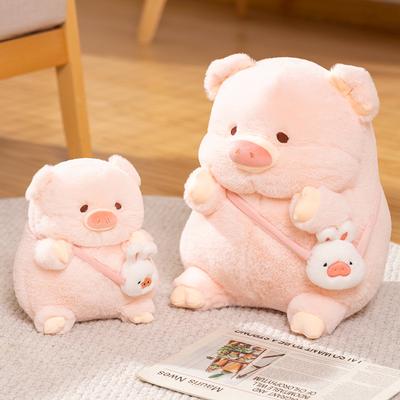 Creative Lulu Pig Bread Plush Kawaii Toy Аніме Plushie Doll Мила м'яка м'яка тварина для дітей Подрузі Подарунок на день народження