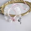 Original Pink White Sakura Style Lolita Headband Top Hat Girls Wear Fashion Accessories Headband Hair Accessories for Women