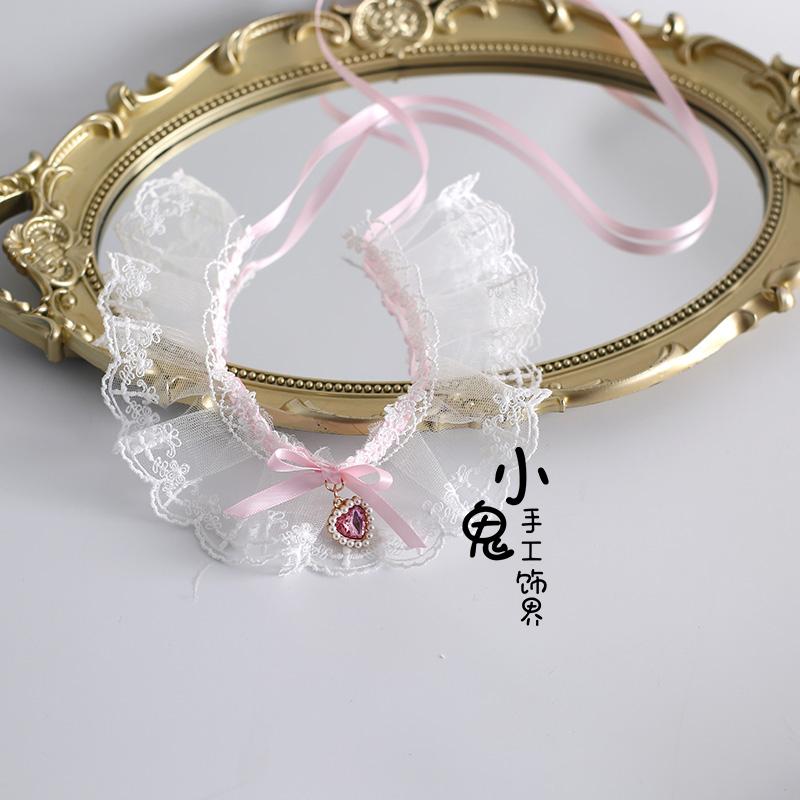 Original Pink White Sakura Style Lolita Headband Top Hat Girls Wear Fashion Accessories Headband Hair Accessories for Women