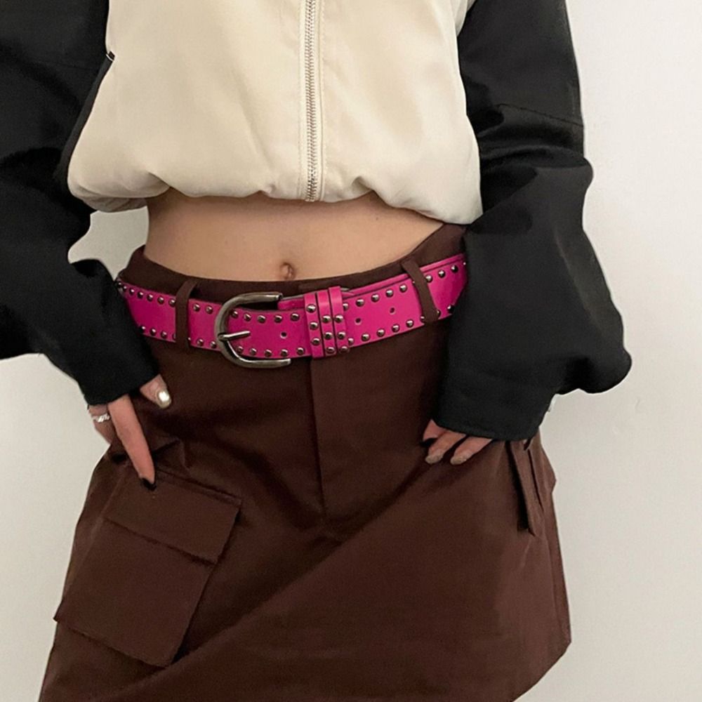 Wide Waistband Rivet Waist Bands for Women Jeans Belt Waist Belt for Women Women