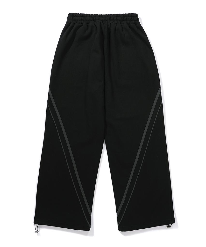 GAKKAI UNIONS Rising Sweat String Line Pants Black