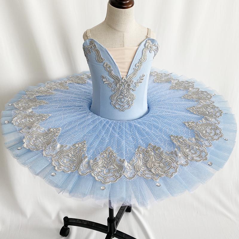 Fusta de balet pentru fete Tutu de balet profesionist Margini cu volane Rochie de balet clasica pentru fete si femei Performance