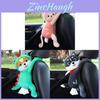Cute Car Tissue Box For Backseat Plush Material Cartoon Character Design