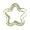 5Pieces 31mm Small Star Shape Pendant with Hole Crystal Star  Loose Beads for Jewelry Making DIY Crfat Muitcolor Beads