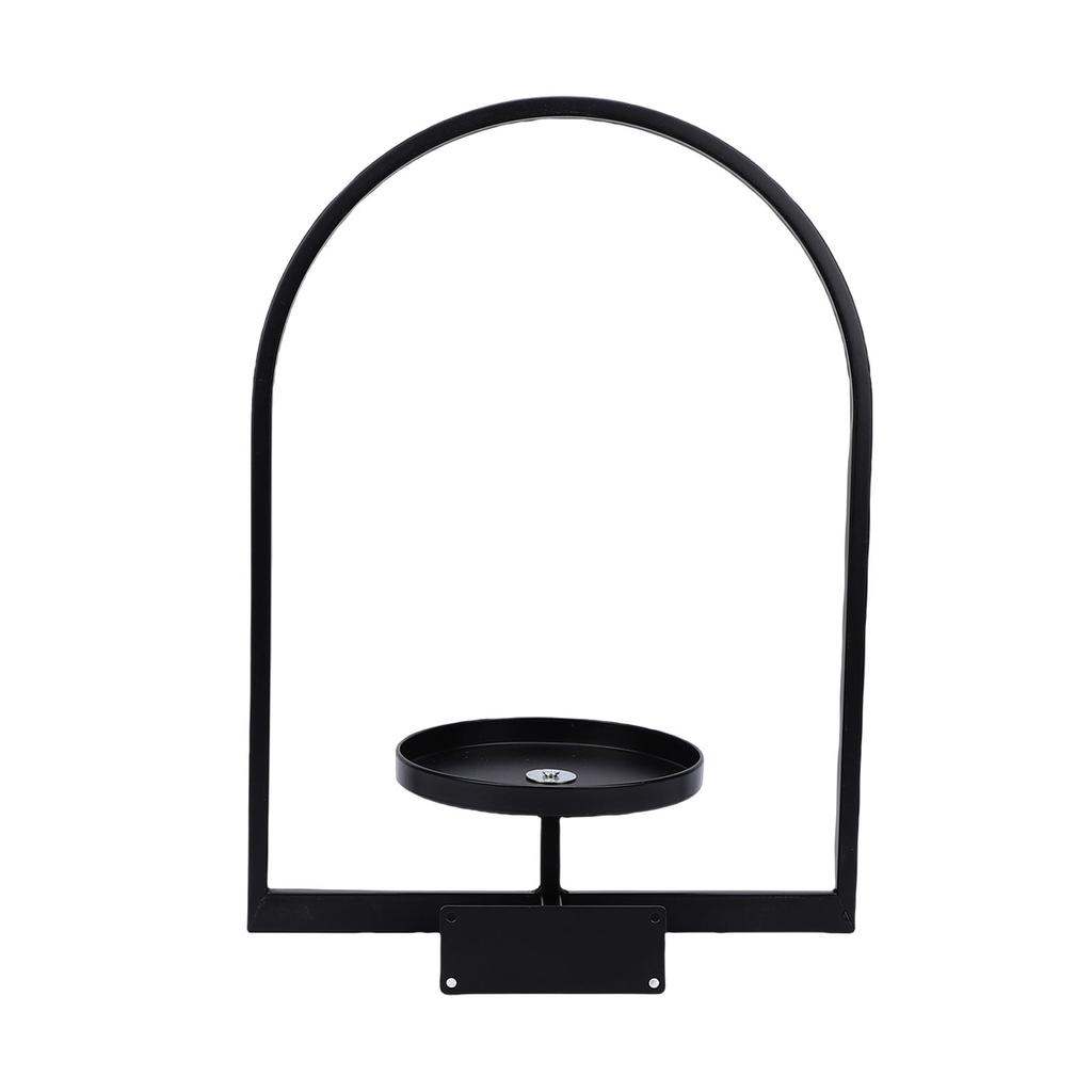 Wall Plant Holder Sturdy Iron Decorative Picture Frame Wall Flower Pot Stand for Indoor Outdoor