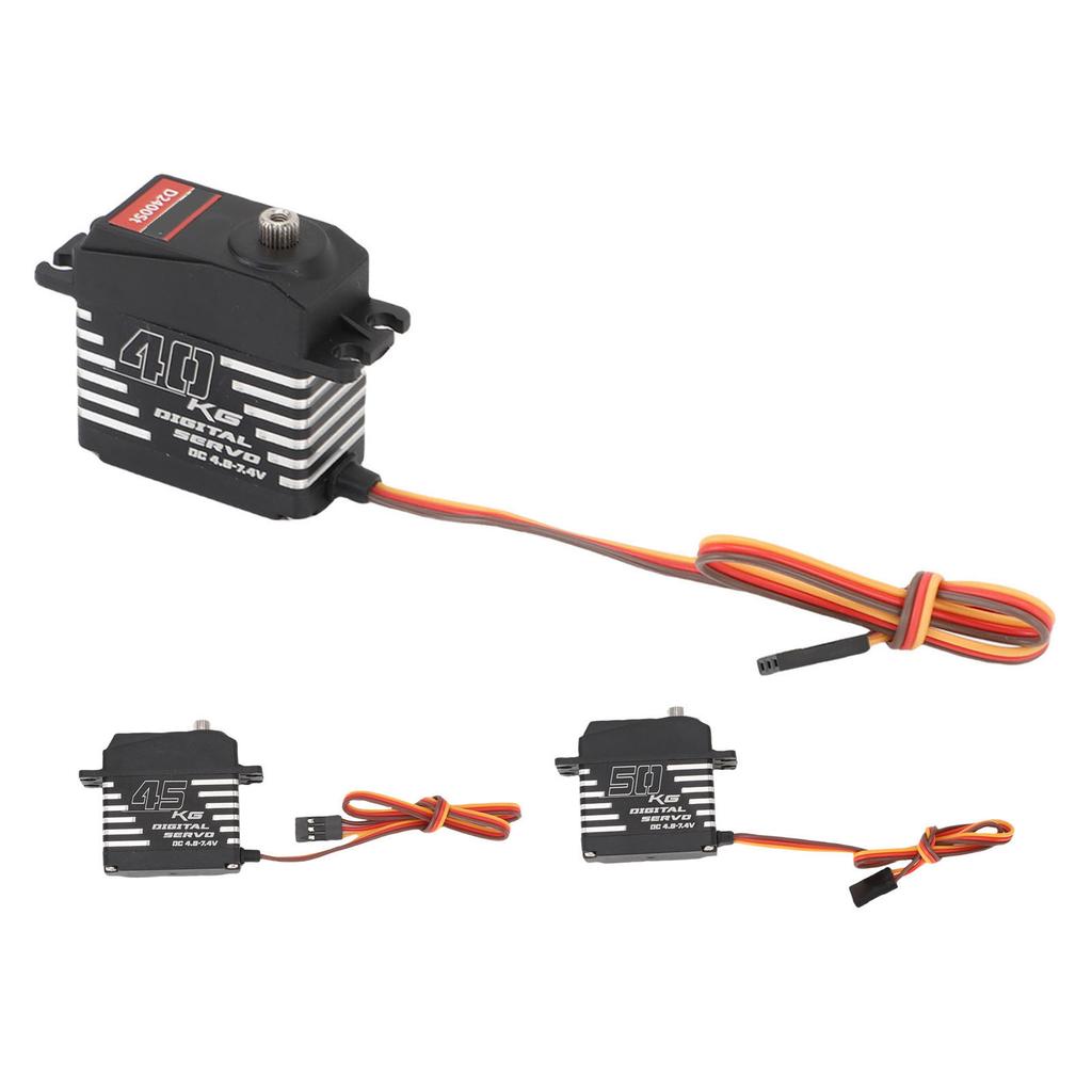 Digital Servo High Torsion DC4.8-7.4V 180 Degree Rotatable for RC Car Truck Crawler Boat Robot Alumi