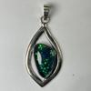 31 Ct Natural Fire Opal Fancy Shape Pendant 925 Sterling Silver Certified