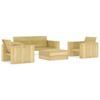 Day and Night - Day and Night Garden Furniture Set 4 Pieces Impregnated Pine Wood