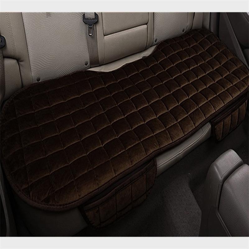 Araba Koltuğu Kapağı Ön Arka Akın Kumaş Yastık Kaymaz Kış Oto Koruyucu Mat Pad Sıcak Tutmak Evrensel Fit Kamyon Suv Van