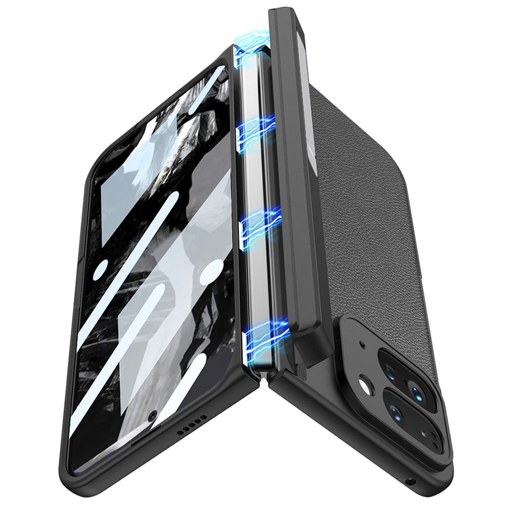 GooglePixel 9ProFold Mobile Phone Case Anti-drop Leather Protective Case Magnetic All-inclusive Case