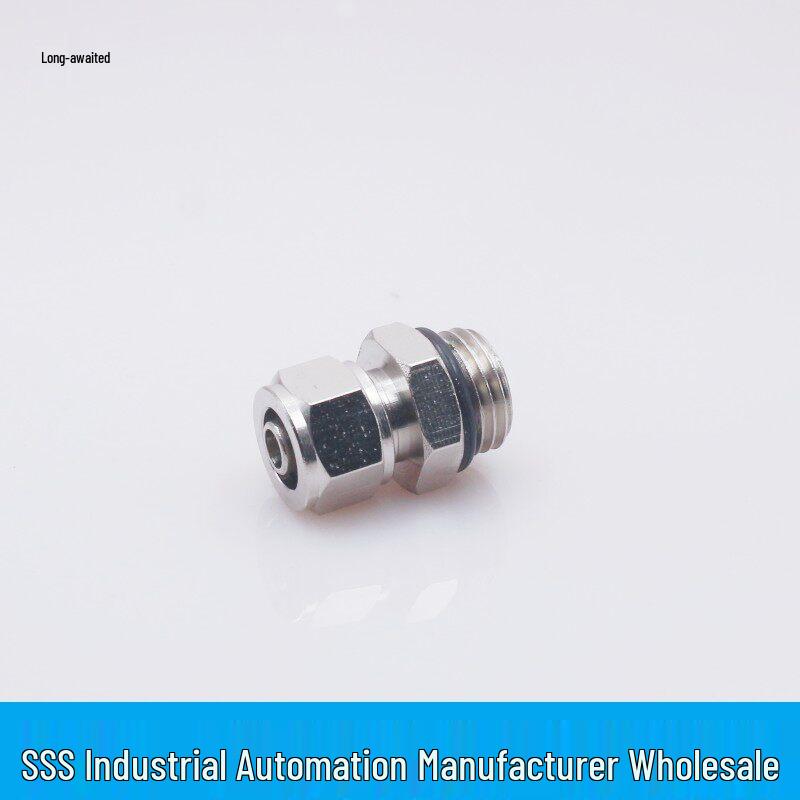 Pneumatic Quick Connect Straight Fitting G1/4 PC8-02G PC10-03G PC12-04G with O-ring Seal