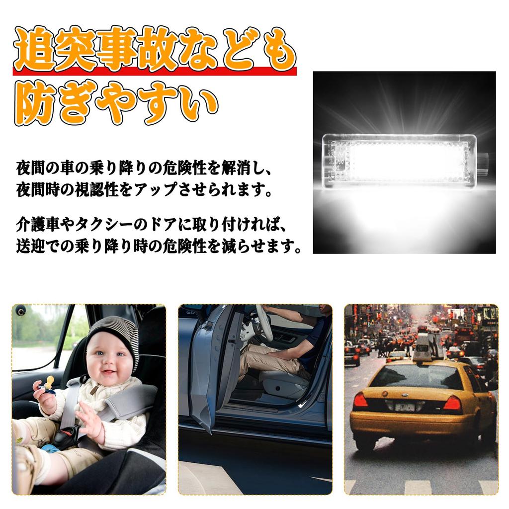 POPMOTORZ LED Courtesy Lamps for BMW Series E81 E87 E90 E92 E93 F10 E60 E61 E63 E64 F10 X1 X3 X5 X6 Foot and Luggage Room Genuine Universal Cargo