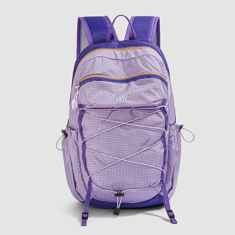 Color Block Backpack Unisex Commuter Large Capacity Lightweight Travel Backpack Student Schoolbag