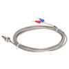 BERM K Type Screw Thermocouple Temperature Sensor Detector Gauge M6 Screw Thread 2 Wire Probe 2meter