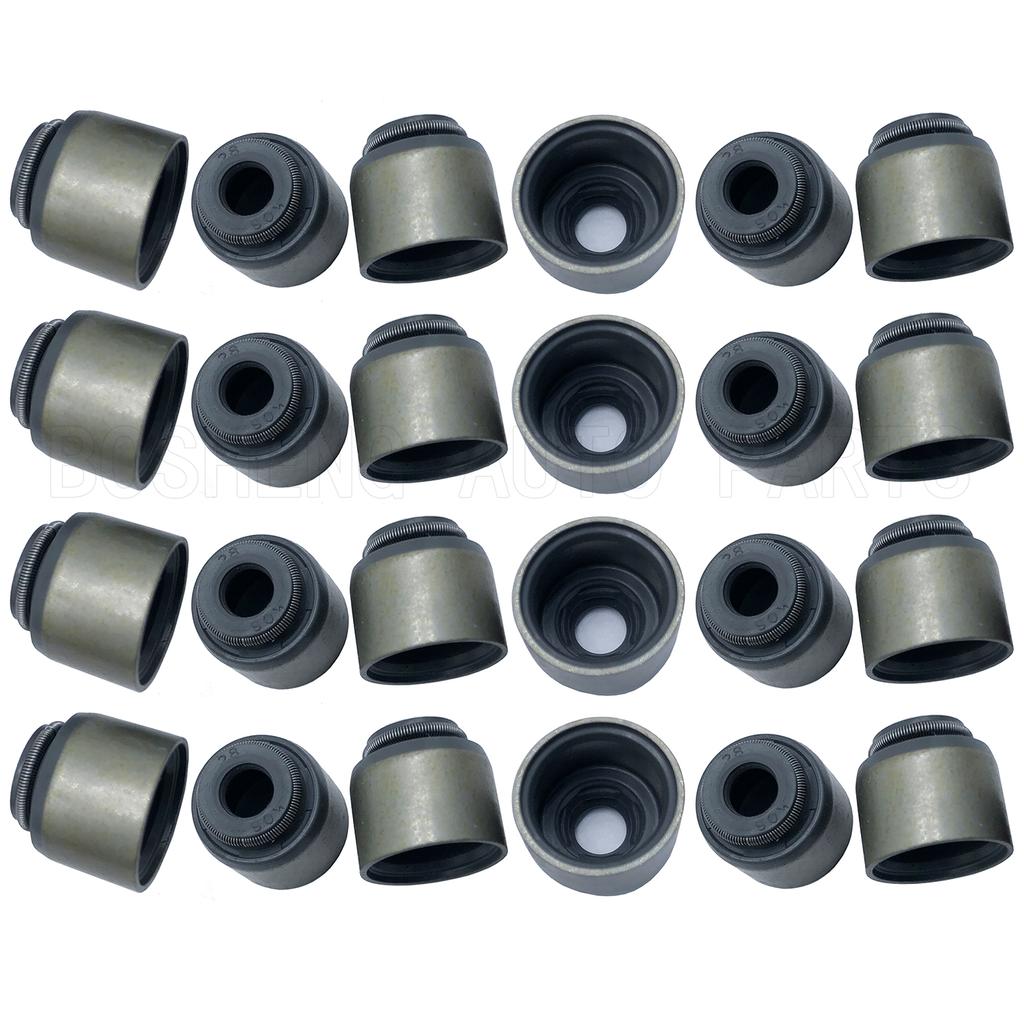 24 Pieces/set Valve Stem Seal Ring 13207-84A00 12917-82Z00 12012100 for Nissan NAVARA NP300 Pickup 2014- for RENAULT LATITUDE 10