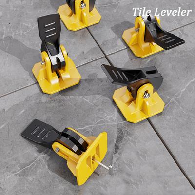 50 pçs/set telha nivelador substituível pino de aço nivelador clipe posicionamento artefato telha ferramenta 2mm
