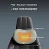 Car Lumbar and Neck Support Pillow - Memory Foam Cushion for All Seasons
