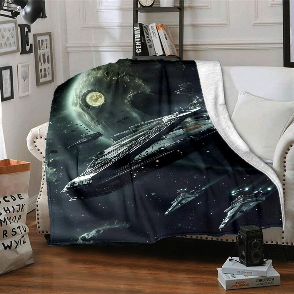 Star Wars Blanket Warmthful Decor Perfect for Picnics Livingroom Couch for All Seasons Modern Style Suitable for Gifting Relatives and Friends