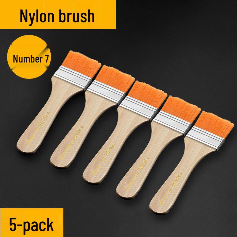 Soft Nylon Bristle Industrial Cleaning and Dusting Brush - No Trace, Wool, and Latex Paint Brush