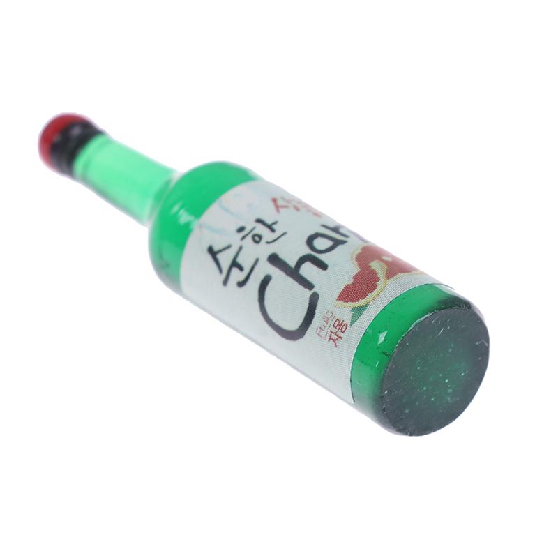 10Pcs 1:12 Dollhouse Miniature Wine Drink Model Pretend Play Food Kitchen Toys