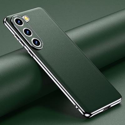 Echte Rindsleder Handyhülle für Samsung Galaxy S25 S24 S23 Ultra S22 Plus S21 Note 20 Beschichtet Stoßfest Schutzhülle