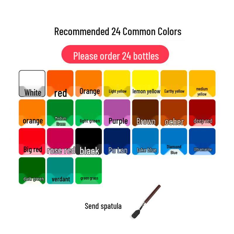 Mali Afwasbare Gouache Verf 100ml - Handgeschilderde Kleuren voor Kinderen en Studenten